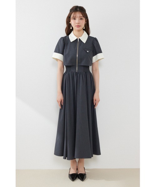 rienda（リエンダ） ワンピース 半袖 「再入荷」バストディティール