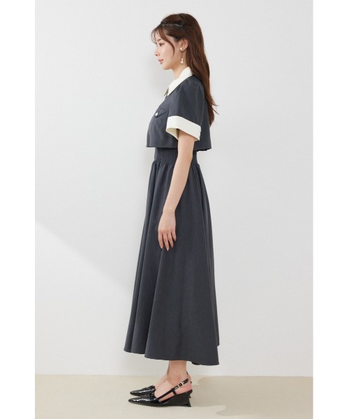 rienda（リエンダ） ワンピース 半袖 「再入荷」バストディティール