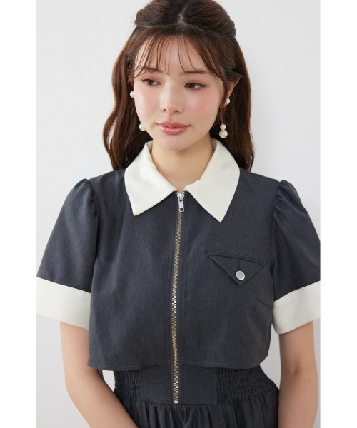 rienda（リエンダ） ワンピース 半袖 「再入荷」バストディティール