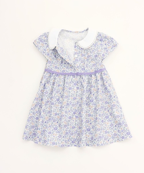 「CHOPIN」 「KIDS」半袖ワンピース 110cm ネイビー キッズ_画像3