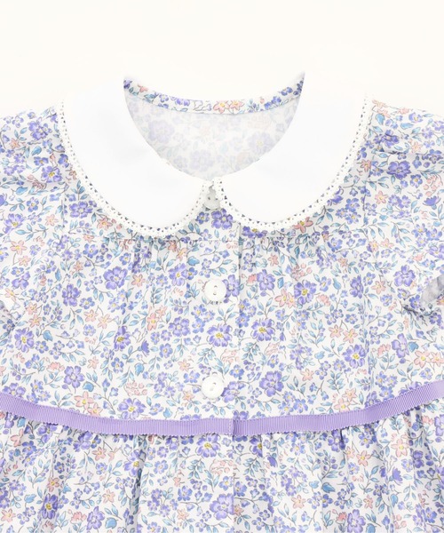 「CHOPIN」 「KIDS」半袖ワンピース 110cm ネイビー キッズ_画像4