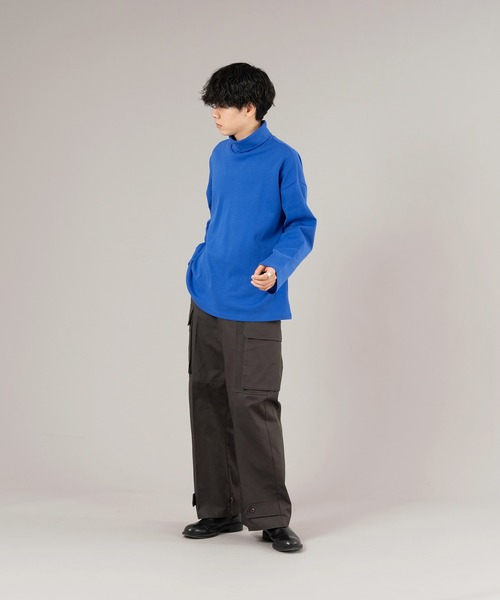 「SELLE GLANT」 長袖Tシャツ MEDIUM ブルー メンズ_画像4