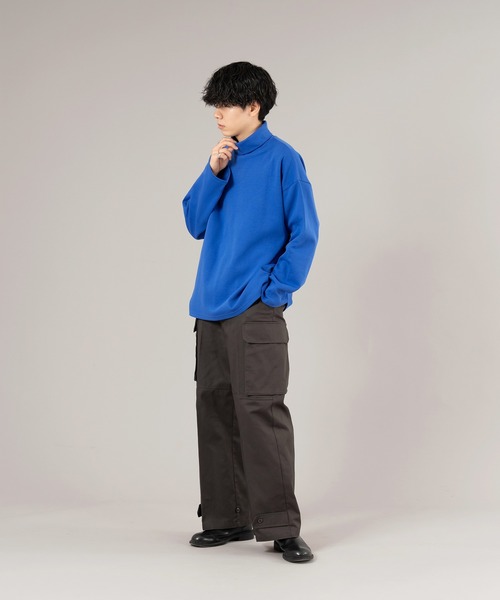 「SELLE GLANT」 長袖Tシャツ MEDIUM ブルー メンズ_画像5