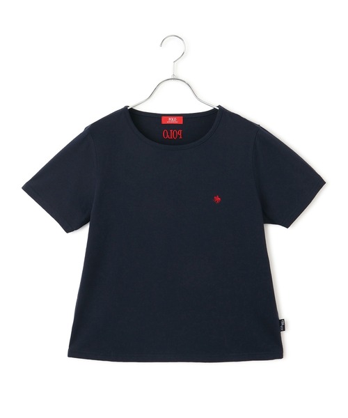 「POLO BCS」 半袖Tシャツ S ネイビー レディース_画像2
