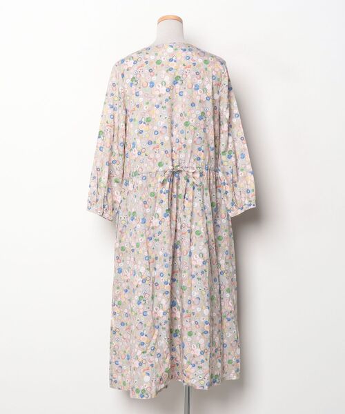 「haupia」 長袖ワンピース MEDIUM グレー レディース_画像2