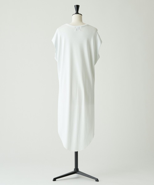 KAAM tシャツ KAAM:異素材アシンメトリートップス レディース
