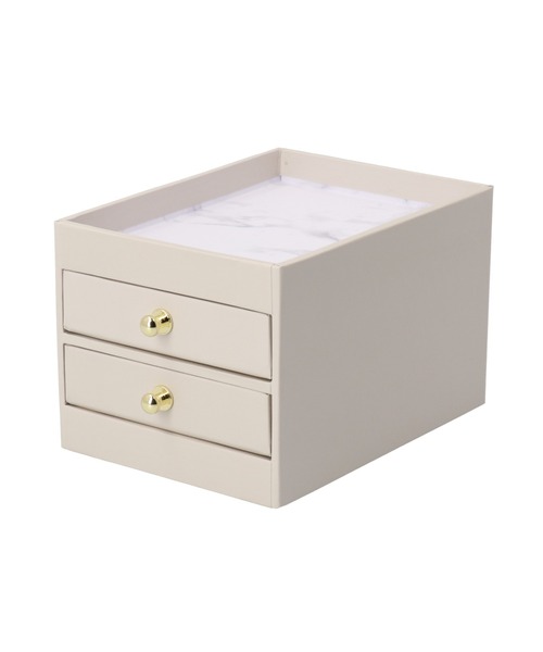 Francfranc（フランフラン） 文房具 ペティート ミニ チェスト 2段