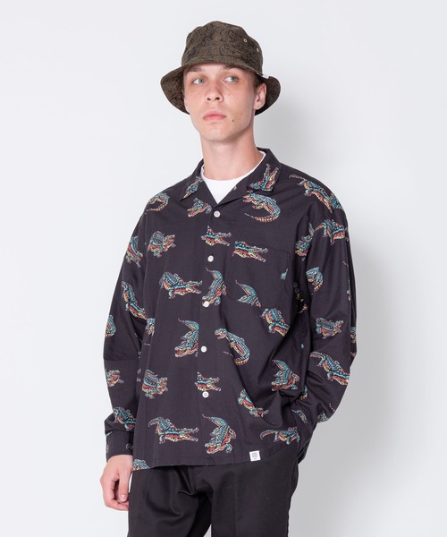 シャツ ブラウス L/S OPEN COLLAR ALOHA SHIRT ”ROGERS L/S OPEN COLLAR ALOHA SHIRT BEDWIN THE HEARTBREAKERS，ベドウィン アンド