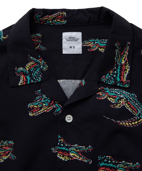シャツ ブラウス L/S OPEN COLLAR ALOHA SHIRT ”ROGERS L/S OPEN COLLAR ALOHA SHIRT BEDWIN THE HEARTBREAKERS，ベドウィン アンド