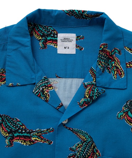 シャツ ブラウス L/S OPEN COLLAR ALOHA SHIRT ”ROGERS L/S OPEN COLLAR ALOHA SHIRT BEDWIN THE HEARTBREAKERS，ベドウィン アンド