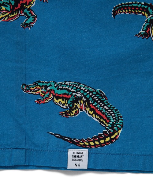 シャツ ブラウス L/S OPEN COLLAR ALOHA SHIRT ”ROGERS L/S OPEN COLLAR ALOHA SHIRT BEDWIN THE HEARTBREAKERS，ベドウィン アンド