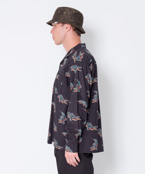 シャツ ブラウス L/S OPEN COLLAR ALOHA SHIRT ”ROGERS L/S OPEN COLLAR ALOHA SHIRT BEDWIN THE HEARTBREAKERS，ベドウィン アンド