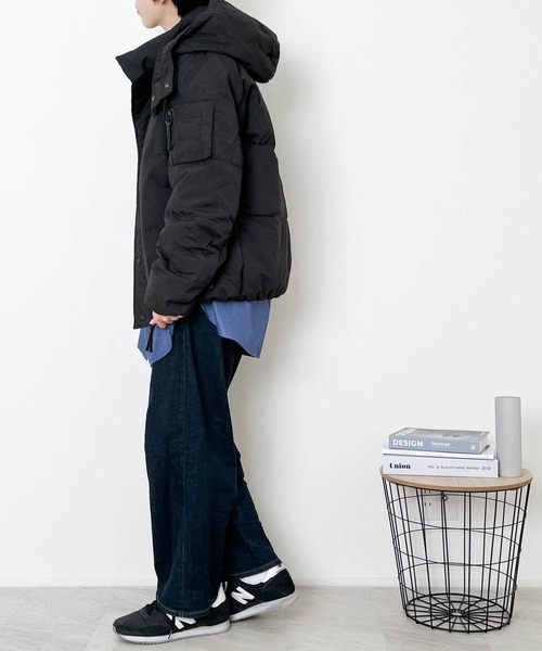 ダウンジャケット ダウン フード脱着ダウンジャケット レディース