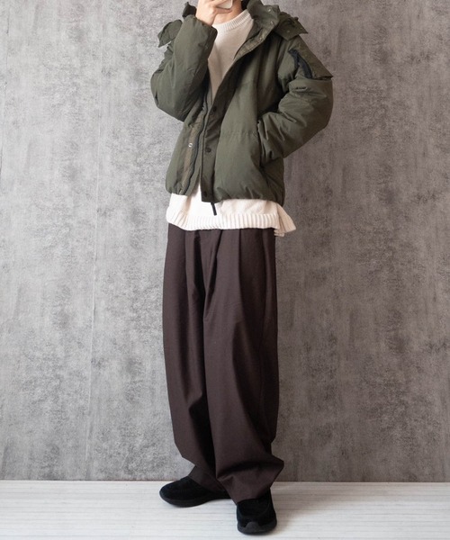 ダウンジャケット ダウン フード脱着ダウンジャケット レディース