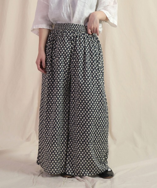 Brocanteインドプリント　ピエロパンツ Brocante パンツ 「Brocante / ブロカント」 インドプリント ピエロ