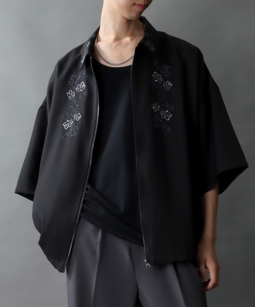 【gypsohila 】Embroidery Blouson 刺繍ブルゾン 983c376ced2d72f686b0beeee84a65