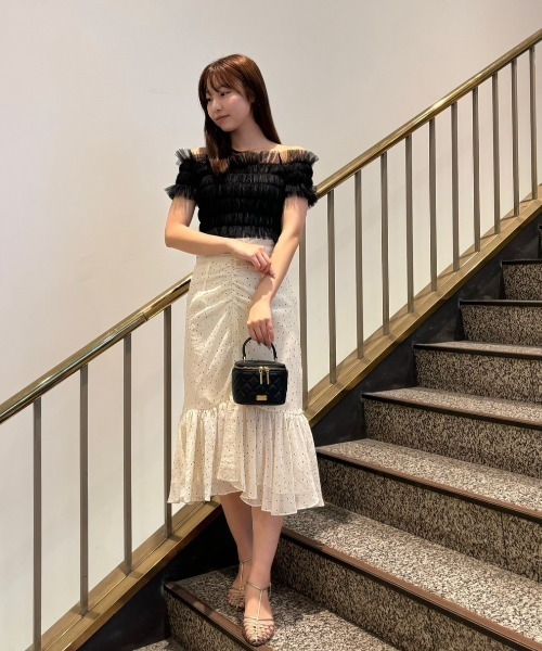 DEICY ショルダーバッグ バッグ キルティングボックスバッグ