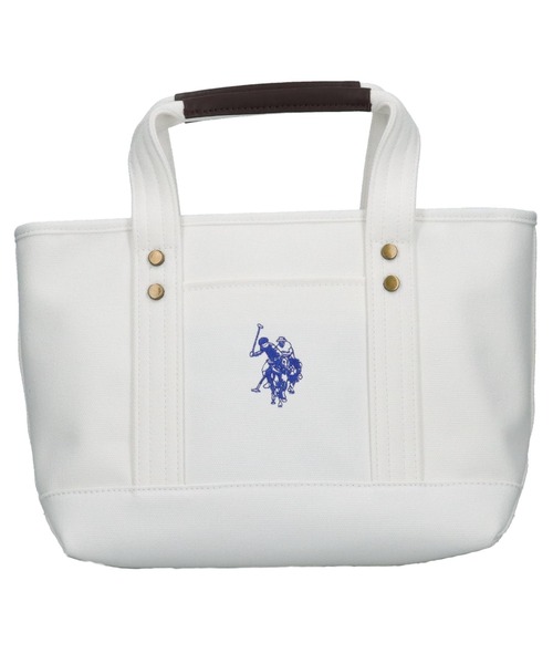 トートバッグ 「U.S. POLO ASSN.」 ユーエスポロアッスン キャンバス ロゴトートバッグ　USPA-1862 レディース メンズの画像