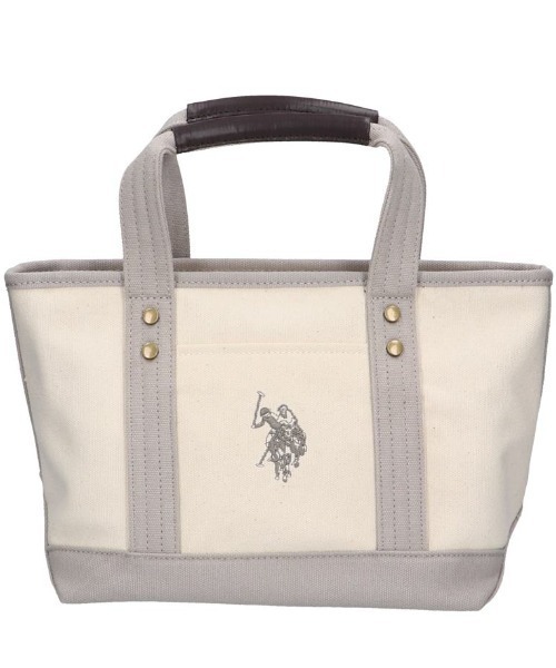 トートバッグ 「U.S. POLO ASSN.」 ユーエスポロアッスン キャンバス ロゴトートバッグ　USPA-1862 レディース メンズの画像
