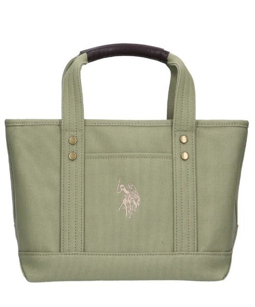 トートバッグ 「U.S. POLO ASSN.」 ユーエスポロアッスン キャンバス ロゴトートバッグ　USPA-1862 レディース メンズの画像
