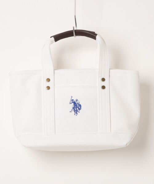 トートバッグ 「U.S. POLO ASSN.」 ユーエスポロアッスン キャンバス ロゴトートバッグ　USPA-1862 レディース メンズの画像