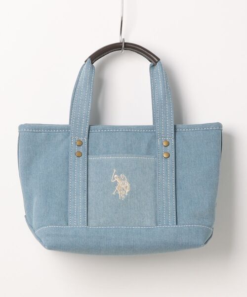 トートバッグ 「U.S. POLO ASSN.」 ユーエスポロアッスン キャンバス ロゴトートバッグ　USPA-1862 レディース メンズの画像