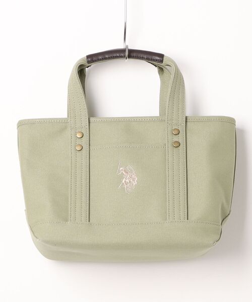 トートバッグ 「U.S. POLO ASSN.」 ユーエスポロアッスン キャンバス ロゴトートバッグ　USPA-1862 レディース メンズの画像