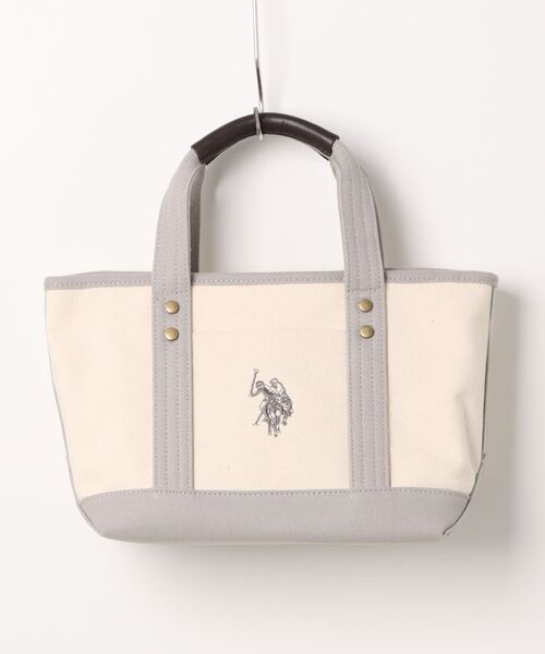 トートバッグ 「U.S. POLO ASSN.」 ユーエスポロアッスン キャンバス ロゴトートバッグ　USPA-1862 レディース メンズの画像