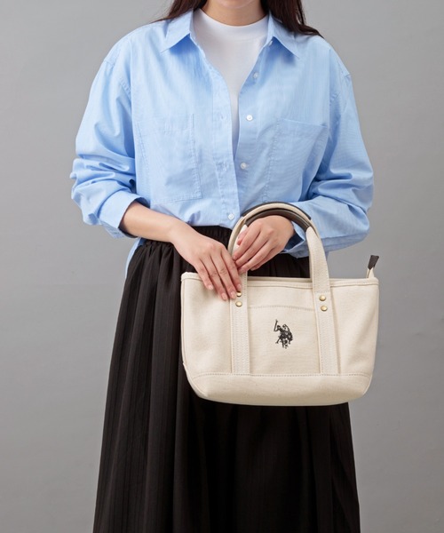 U.S. POLO ASSN.（ユーエスポロアッスン） トートバッグ キャンバス