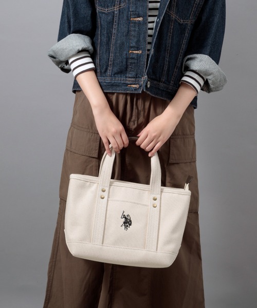 U.S. POLO ASSN.（ユーエスポロアッスン） トートバッグ キャンバス