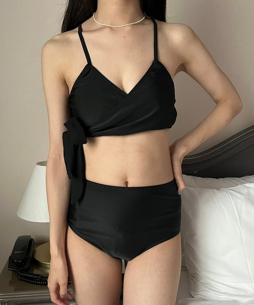 fiere（フィエール） 水着 クロスリボンビキニスイムウェア レディース