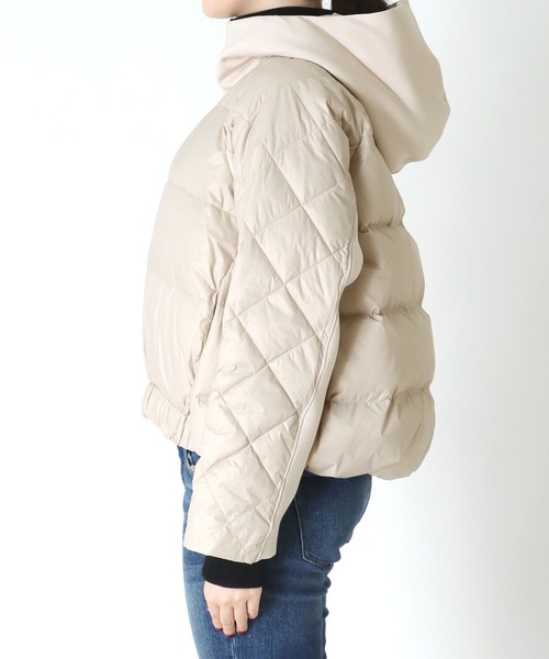 ダウン ダウンジャケット 【MARECHAL TERRE/マルシャルテル】ショートダウンパーカー MARECHAL TERRE/マルシャルテル IN THE