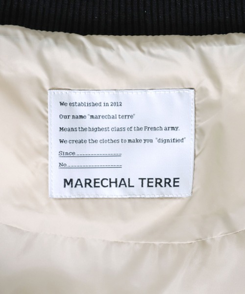 ダウン ダウンジャケット 【MARECHAL TERRE/マルシャルテル】ショートダウンパーカー MARECHAL TERRE/マルシャルテル IN THE