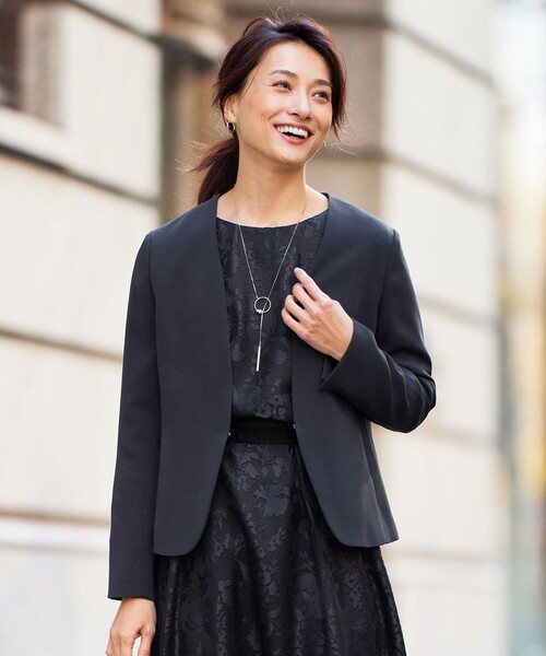 自由区（ジユウク） ジャケット ノーカラージャケット 「セットアップ