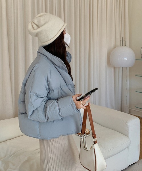 LACーVERT ダウンコート ダウンジャケット 中綿ハイネックダウン