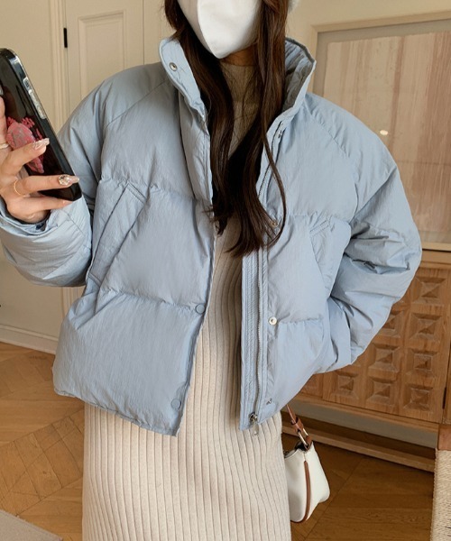 LACーVERT ダウンコート ダウンジャケット 中綿ハイネックダウン