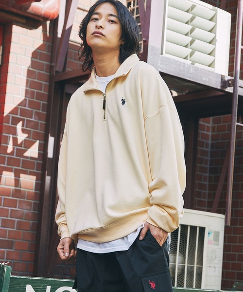 U.S. POLO ASSN. トレーナー スウェット 別注 ワンポイントロゴ刺繍