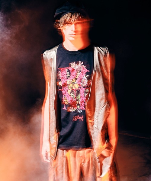 glamb tシャツ Punk Bouquet Sleeveless T-Shirt / パンクブーケ