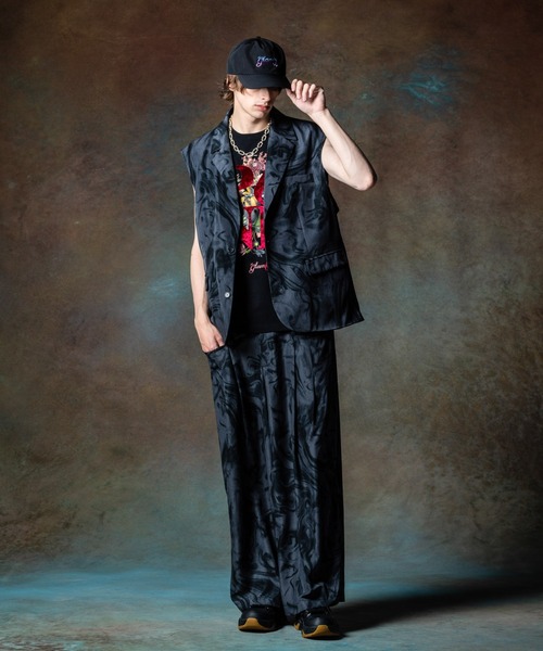 ◼️glambのTシャツ◼️ glamb tシャツ Punk Bouquet Sleeveless T-Shirt / パンクブーケ