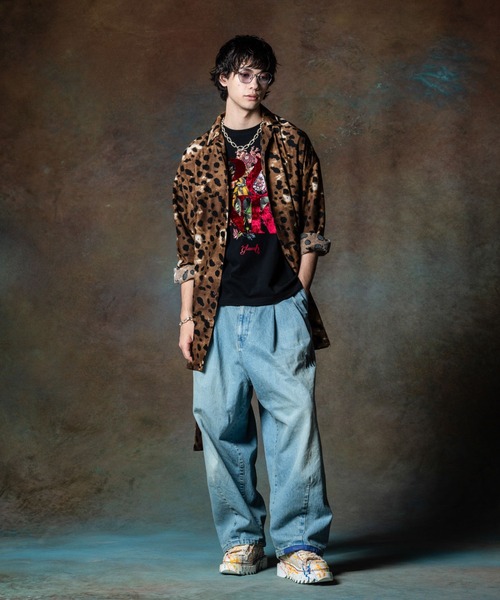 glamb tシャツ Punk Bouquet Sleeveless T-Shirt / パンクブーケ