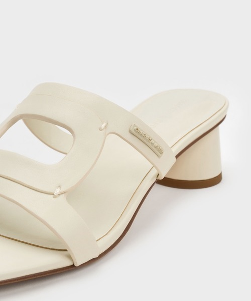 サンダル・ミュール Flick Mule - By Far - Kraft - Leather Flick Mule - By Far - Kraft - Leather