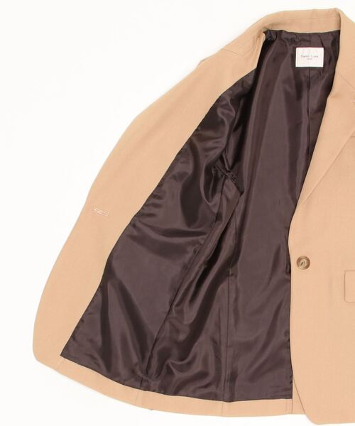 Demi-Luxe BEAMS」 テーラードジャケット 38 ベージュ レディース 