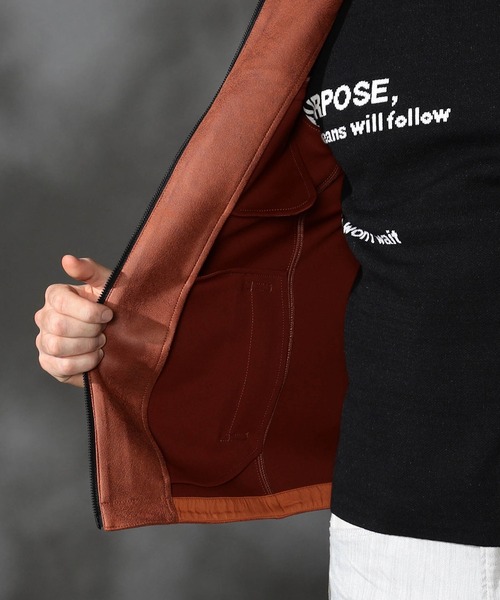 ニコライ HIDEAWAYS NICOLE（ハイダウェイ ニコル） 革ジャン ライダース ムラ