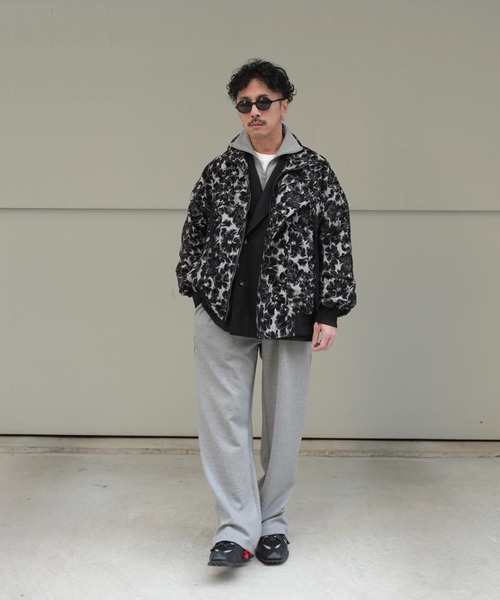 K-3B スタンドカラー ライダースリブブルゾン 043_N 24HR-WEARABLE スタンドカラー ライダースリブブルゾン – K-3B