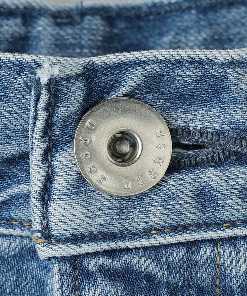 ☆トレンド☆upper hights ワイドパンツ　デニム　24  インディゴ upperhights（アッパーハイツ）の「【upper hights】ワイド
