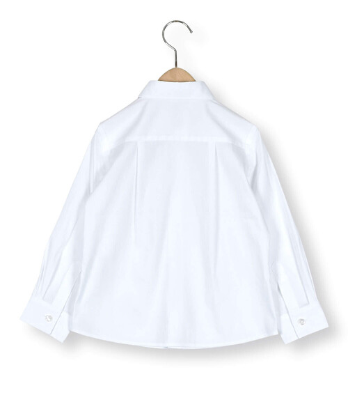 ブラウス シャツ ストレッチブロードレギュラー長袖シャツ(100~140cm) キッズ 子供服 男の子 女の子の画像