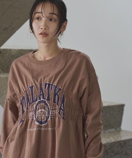 tシャツ 「WEB限定」ドライ天竺ロゴカットソー レディース WEB限定】ドライ天竺ロゴカットソー | PICCIN (ピッチン) 公式通販