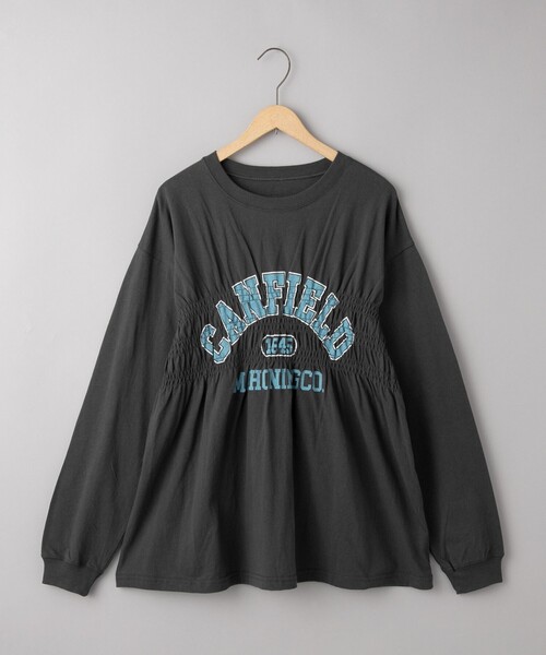 coen tシャツ 「WEB限定」天竺シャーリングロゴTシャツ