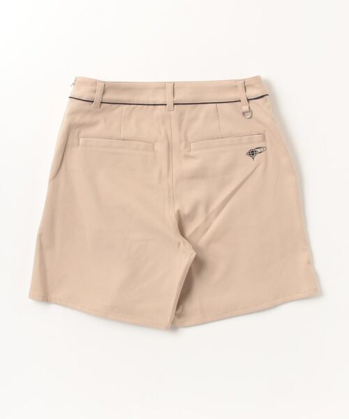 新品 BEAMS GOLF 裏地付き プリーツ キュロット ベージュ