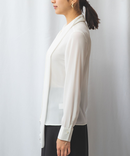NARACAMICIE　ブラウス NARACAMICIE ブラウス シャツ 「NARACAMICIE」ボーダー千鳥